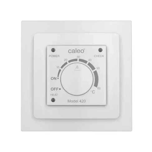 Терморегулятор для теплого пола Caleo 420 цвет белый CALEO