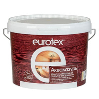 Защитно-декоративное покрытие для древесины Eurotex Аквалазурь Бесцветный 9 кг