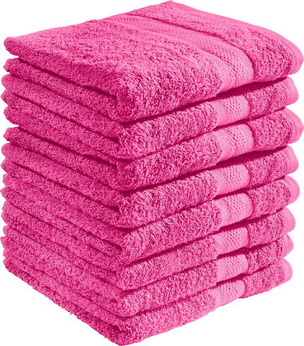 Полотенце для ванной REDBEST 8er Pack Chicago, розовый