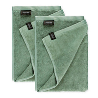 Полотенце для ванной Schöner Wohnen Kollektion 2er Set aus 100 % Baumwolle, зеленый