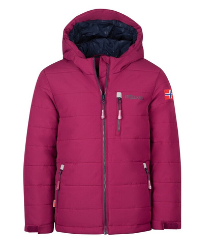 Лыжная куртка Trollkids Ski und Winterjacke Hemsedal XT, цвет Pflaume/Marineblau