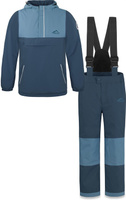 Лыжные штаны Normani Outdoor Sports Kinder WinterSet Thermohose und Windbreaker, темно синий