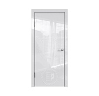 Межкомнатная дверь ALUM 10 (Белый глянец. Без остекления)