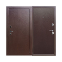 Входная дверь 9 см Тайга металл/металл