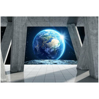 Фотообои виниловые на флизелиновой основе "Космос 3D", Арт. 14-252, 400х270 см (ШхВ) Polimar