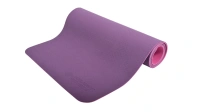 Schildkröt Fitness Коврик для йоги BICOLOR, фиолетово-розовый, 4 мм, без ПВХ, в сумке для переноски