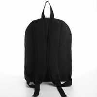Рюкзак школьный текстильный со шнуровкой Аниме, 38х29х11 см, чёрный NAZAMOK