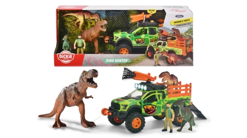 Dickie Toys Транспортное средство-динозавр Dino Hunter (25 см)