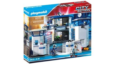 City action командный центр полиции с тюрьмой Playmobil
