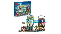 Lego City Набор Центр города, модельный комплект, игрушка с магазинами