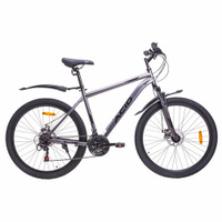 Велосипед горный 27,5"ACID F 500 D 21 скорость 2023 года рама 19" Gray/Black
