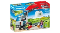 City action грузовик для мусора с контейнером Playmobil