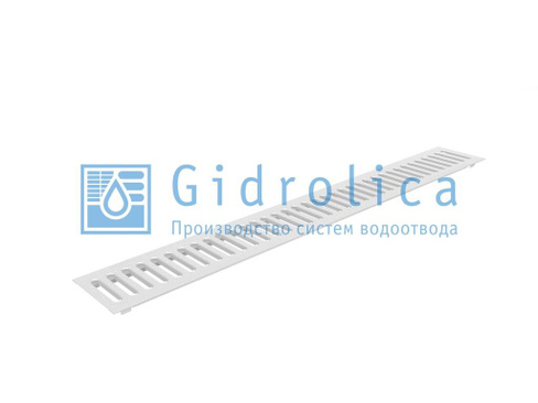 508 Решетка водоприемная Gidrolica Standart РВ-10.13,6.100-штампованная стальная оцинкованная,кл.А15