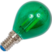 Светодиодная лампа Uniel LED-G45-5W/GREEN/E14 GLA02GR