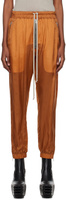 Оранжевые спортивные брюки для отдыха Rick Owens