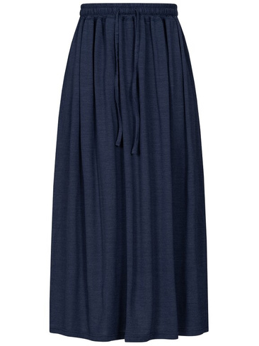 Длинная юбка super.natural Merino, темно синий