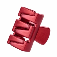 KAIZER Заколка-краб пластиковая, цвет ассорти, покрытие СОФТ-ТАЧ, 30 мм