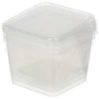 Контейнер пищевой пластик, 0.75 л, 3 шт, квадратный, Frozen, PT204012999
