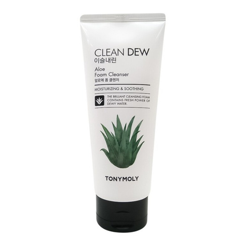 Пенка для умывания с алоэ для проблемной кожи Clean Dew Aloe Foam Cleanser Tony Moly