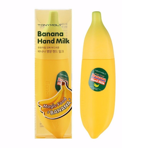 Крем-молочко для рук с экстрактом банана Magic Food Banana Hand Milk Tony Moly
