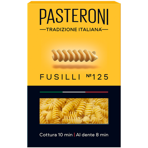 Макаронные изделия из твердых сортов пшеницы Фуззили Pasteroni. 400г.