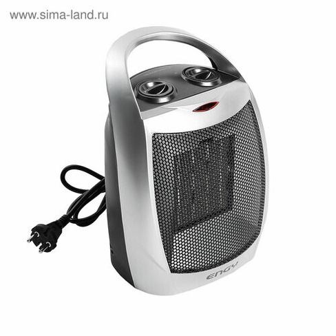 Тепловентилятор РТС-308A, 1500 Вт, керамический, вентиляция без нагрева, серый Россия